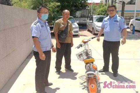 山東：電動車上牌顯“神威” 車主還未報案民警已将被盜車追回